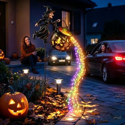 MidnightBrew® - Halloween Witch Cauldron Garden Light [2026 Exclusive - One Run Only]