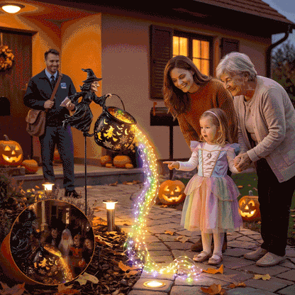 MidnightBrew® - Halloween Witch Cauldron Garden Light [2026 Exclusive - One Run Only]