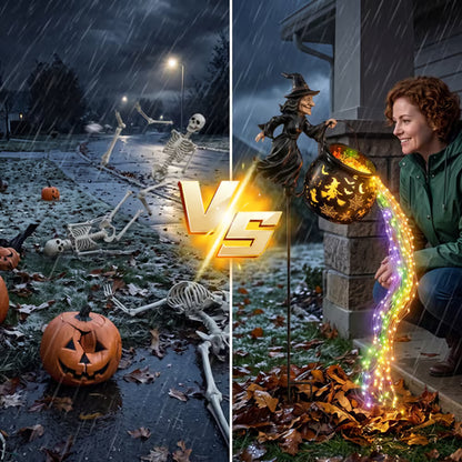 MidnightBrew® - Halloween Witch Cauldron Garden Light [2026 Exclusive - One Run Only]